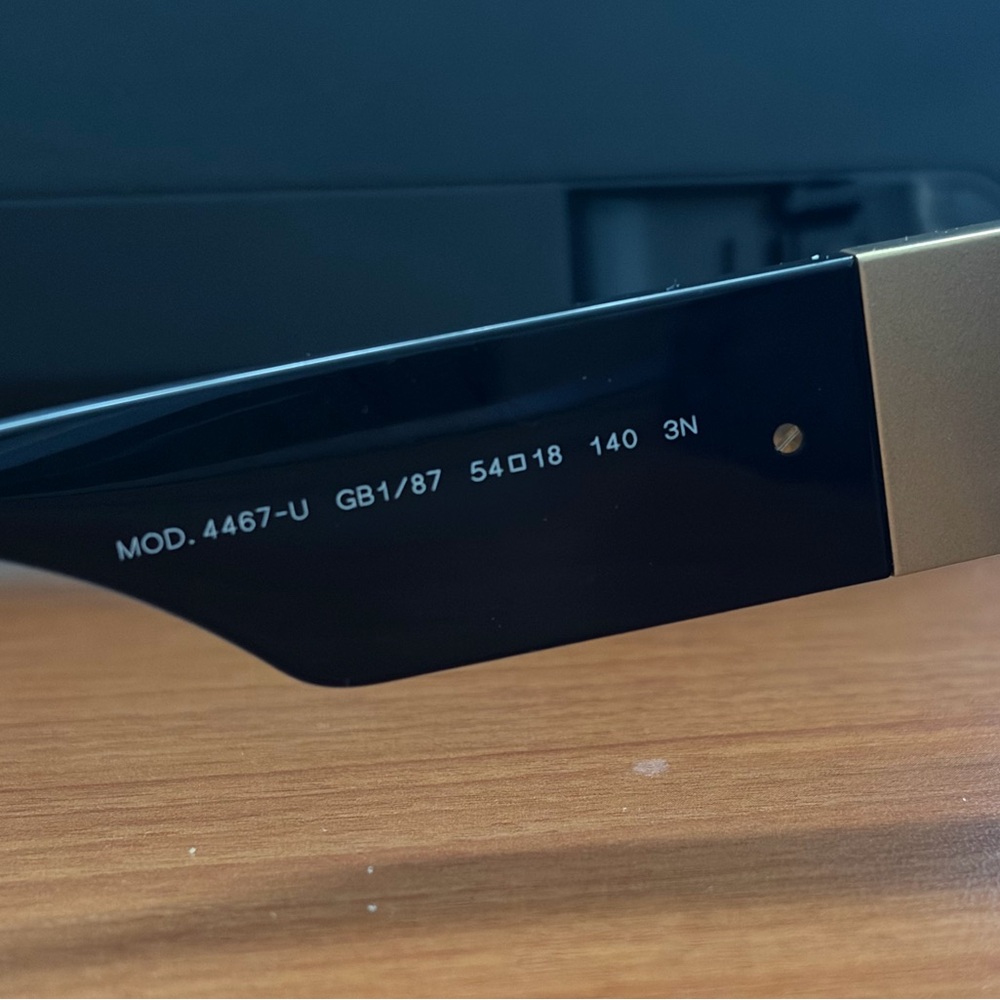 Versace Women’s Black Oversized Square Sunglasses - Picture 8 of 12